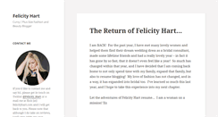 Desktop Screenshot of felicityhart.com