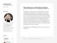 Tablet Screenshot of felicityhart.com